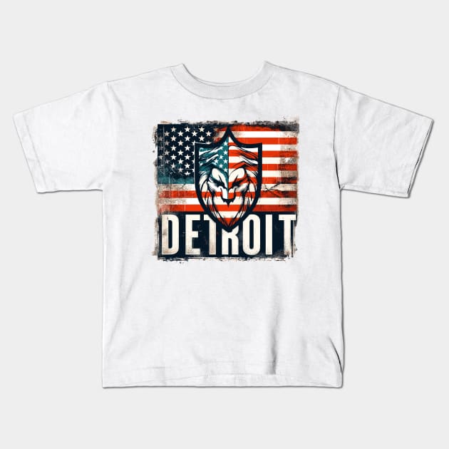 Detroit City Kids T-Shirt by Vehicles-Art